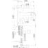 Bateria bidetowa INVENA SIROS BB-90-004-A czarny mat