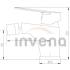 Bateria bidetowa INVENA ESLA BB-94-001-L chrom