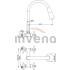 Bateria INVENA ROMA BC-24-E4S-L czarny mat + chrom