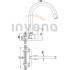 Bateria INVENA VERSO BC-82-E2S-L biały + chrom