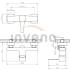 Bateria prysznicowa INVENA GLAMOUR BN-02-004-V czarny mat