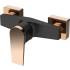 Bateria prysznicowa INVENA MIDNIGHT BN-35-014-V czarny mat + gold rose (miedź)