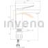 Bateria umywalkowa INVENA NERI BU-01-001-L chrom