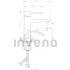 Bateria umywalkowa INVENA GLAMOUR BU-02-009-V złoty