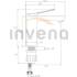 Bateria umywalkowa INVENA PAROS BU-09-004-A czarny mat