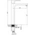 Bateria umywalkowa wysoka INVENA NYKS BU-28-W01-S chrom