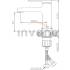 Bateria umywalkowa INVENA MIDNIGHT BU-35-014-V czarny mat + gold rose (miedź)