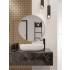 Bateria umywalkowa wysoka INVENA MIDNIGHT BU-35-W14-V czarny mat + gold rose (miedź)