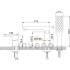 Bateria wannowa 3-otworowa INVENA DOKOS BW-19-S01-V chrom