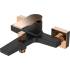 Bateria wannowa INVENA MIDNIGHT BW-35-014-V czarny mat + gold rose (miedź)