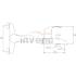 Bateria wannowa INVENA MITRIS BW-79-001-X chrom