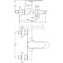 Bateria wannowa INVENA ESLA BW-94-001-V chrom