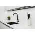 Bateria INVENA IRON BZ-53-L04-L czarny mat + inox (stal szczotkowana)