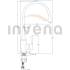 Bateria INVENA PINGO BZ-55-L08-L czarny mat + chrom
