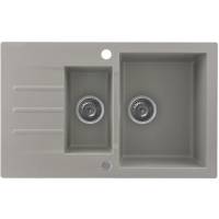Zlew KERNAU KGS A 6079 1,5B1D GREY METALLIC (szary metaliczny) Zlew KERNAU KGS A 6079 1,5B1D GREY METALLIC (szary metaliczny)