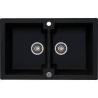 Zlew KERNAU KGS A 80 2B DEEP BLACK (czarny mat) Zlew KERNAU KGS A 80 2B DEEP BLACK (czarny mat)