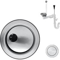 Syfon z korkiem automatycznym KERNAU KER-SS 1B PNEUMATIC IX (inox)