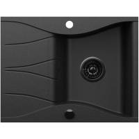 _RABAT %_|_wysyłka 24H*_ | Zlew KERNAU KGS O 4565 1B1D BLACK METALLIC (czarny metaliczny)