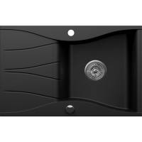 Zlew KERNAU KGS O 6078 1B1D DEEP BLACK (czarny mat)