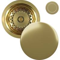 Syfon z korkiem automatycznym KERNAU KS-SS 1B Push-Push GOLD nano (złoty)
