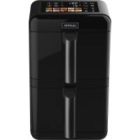 _WYSYŁKA 24H*_ | Frytkownica beztłuszczowa KERNAU AirFryer KSAF 1130 EB DUO | 2 x 5,8L | 3000W