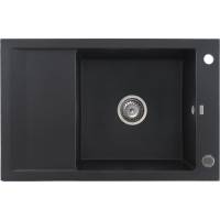 _RABAT %_|_wysyłka 24H*_ | Zlew KERNAU KGS M 6078 1B1D BLACK METALLIC (czarny metaliczny)