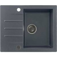 Zlew KERNAU KGS A 4560 1B1D GRAPHITE (czarny z szarymi kropkami)