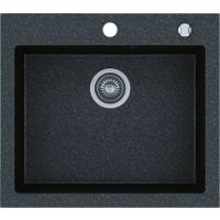 _RABAT %_|_wysyłka 24H*_ | Zlew KERNAU KGS H 60 1B BLACK METALLIC (czarny metaliczny)