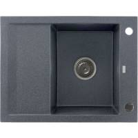 Zlew KERNAU KGS M 4565 1B1D GRAPHITE (czarny z szarymi kropkami)