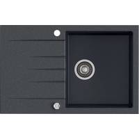 _RABAT %_|_wysyłka 24H*_ | Zlew KERNAU KGS V 45A 1B1D BLACK METALLIC (czarny metaliczny)
