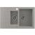 Zlew KERNAU KGS A 6079 1,5B1D GREY METALLIC (szary metaliczny)