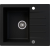 _RABAT %_|_wysyłka 24H*_ | Zlew KERNAU KGS A 4560 1B1D DEEP BLACK (czarny mat)