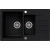 Zlew KERNAU KGS A 6079 1,5B1D DEEP BLACK (czarny mat) Zlew KERNAU KGS A 6079 1,5B1D DEEP BLACK (czarny mat)