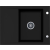 _RABAT %_|_wysyłka 24H*_ | Zlew KERNAU KGS M 4565 1B1D DEEP BLACK (czarny mat)