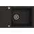 _RABAT %_|_wysyłka 24H*_ | Zlew KERNAU KGS H 6078 1B1D DEEP BLACK (czarny mat)