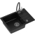 _RABAT %_|_wysyłka 24H*_ | Zestaw KERNAU | zlew KGS Q 5062 1B1D deep black + bateria KWT 40 ELASTIC black