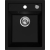 Zlew KERNAU KGS G 1B DEEP BLACK (czarny mat)
