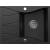 Zlew KERNAU KGS O 4565 1B1D DEEP BLACK (czarny mat)
