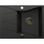 _RABAT %_|_wysyłka 24H*_ | Zlew KERNAU KGS O 4565 1B1D DEEP BLACK (czarny mat) + gold metallic