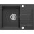 _RABAT %_|_wysyłka 24H*_ | Zlew KERNAU KGS K 4560 1B1D black metallic