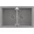 Zlew KERNAU KGS A 80 2B GREY METALLIC (szary metaliczny)