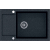 _RABAT %_|_wysyłka 24H*_ | Zlew KERNAU KGS H 6078 1B1D BLACK METALLIC (czarny metaliczny)