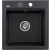 _RABAT %_|_wysyłka 24H*_ | Zlew KERNAU KGS M 45 1B BLACK METALLIC (czarny metaliczny) _RABAT %_|_wysyłka 24H*_ | Zlew KERNAU KGS M 45 1B BLACK METALLIC (czarny metaliczny)