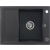 _RABAT %_|_wysyłka 24H*_ | Zlew KERNAU KGS M 4565 1B1D BLACK METALLIC (czarny metaliczny)