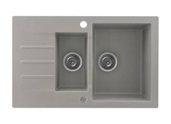 Zlew KERNAU KGS A 6079 1,5B1D GREY METALLIC (szary metaliczny) Zlew KERNAU KGS A 6079 1,5B1D GREY METALLIC (szary metaliczny)
