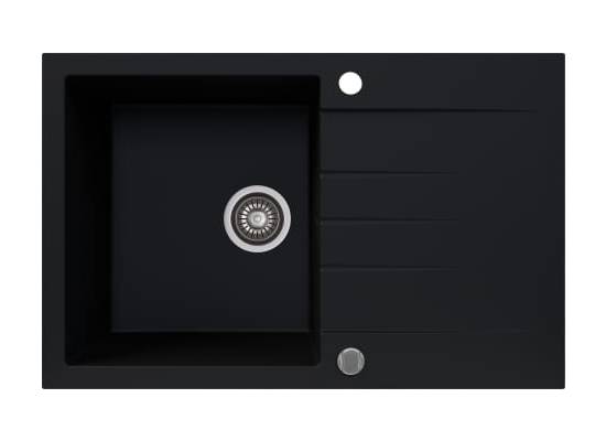 _RABAT %_|_wysyłka 24H*_ | Zlew KERNAU KGS V 45A 1B1D DEEP BLACK (czarny mat) _RABAT %_|_wysyłka 24H*_ | Zlew KERNAU KGS V 45A 1B1D DEEP BLACK (czarny mat)