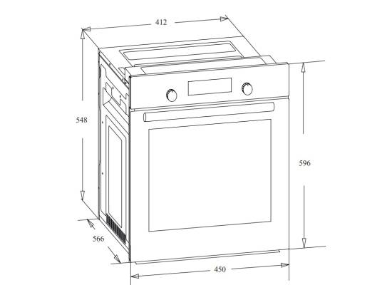 _RABAT %_|_wysyłka 24H*_ | Piekarnik KERNAU KBO 0946 PT B | 45cm | 5 lat GWARANCJI