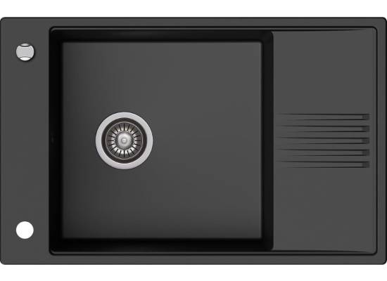 _RABAT %_|_wysyłka 24H*_ | Zlew KERNAU KGS D 6078 1B1D DEEP BLACK (czarny mat) + akcesoria _RABAT %_|_wysyłka 24H*_ | Zlew KERNAU KGS D 6078 1B1D DEEP BLACK (czarny mat) + akcesoria