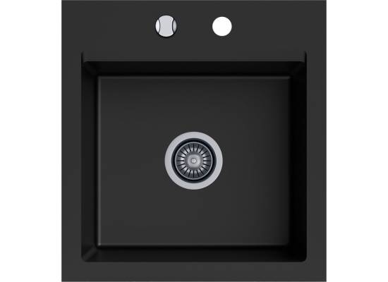 Zlew KERNAU KGS M 45 1B DEEP BLACK (czarny mat) Zlew KERNAU KGS M 45 1B DEEP BLACK (czarny mat)
