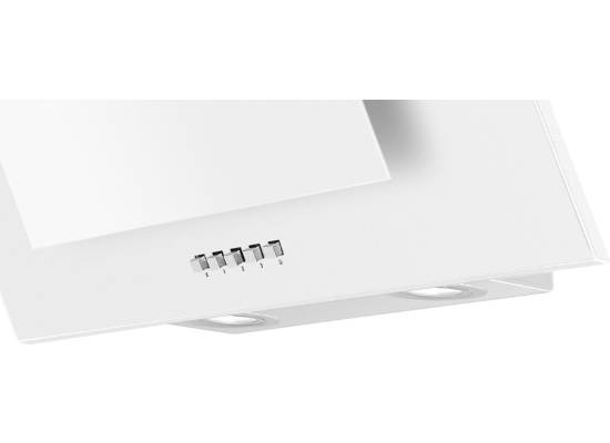 _WYSYŁKA 24H*_ | Okap przyścienny KERNAU KCH 0250 W | 50 cm | 280 m3/h | białe szkło + biała stal